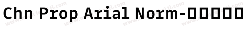 Chn Prop Arial Norm字体转换